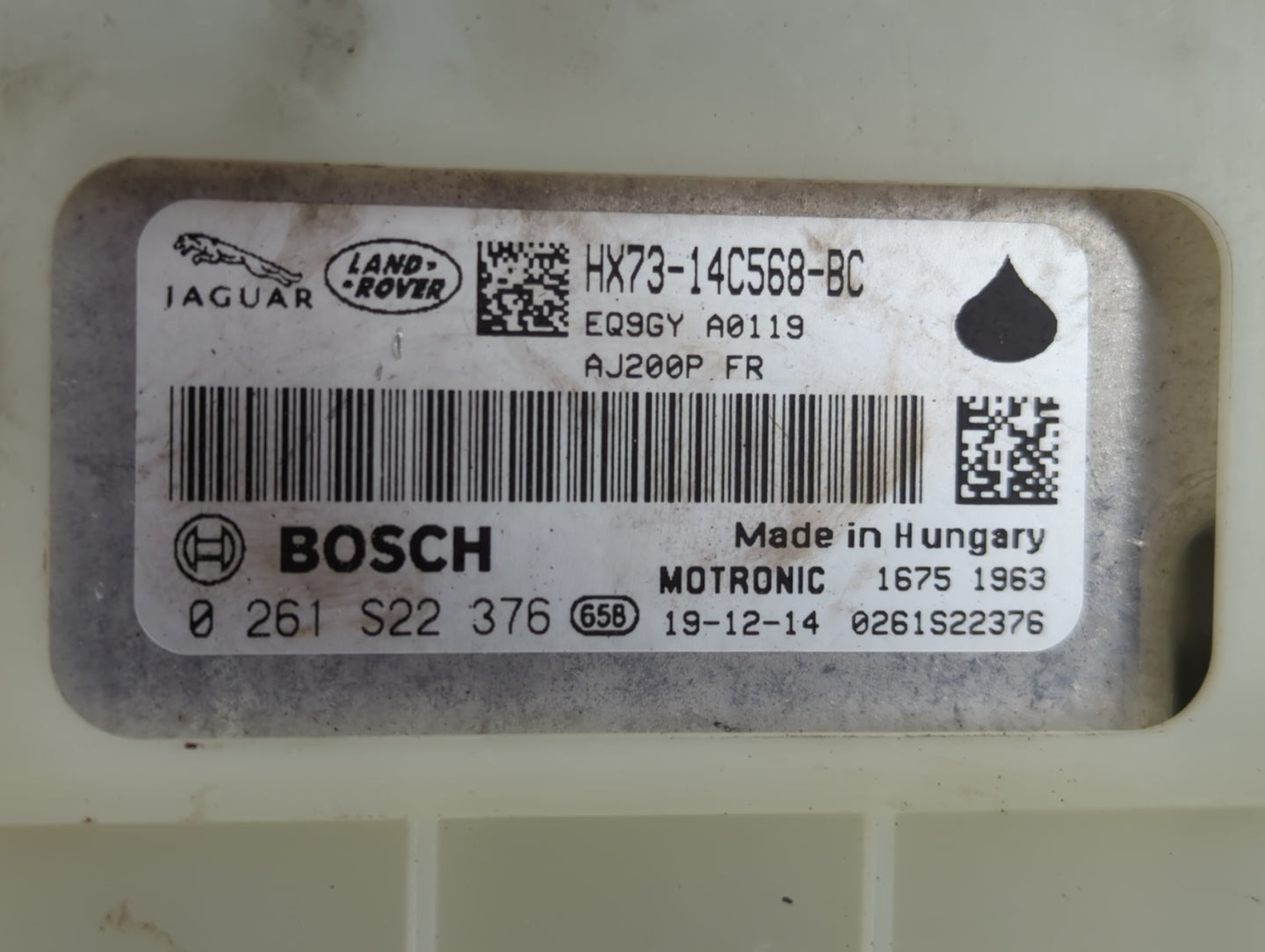 2020 Land Rover Discovery Sport PCM Engine Control Computer ECU ECM PCU OEM P/N:HX73-14C568-BC Fits OEM Used Auto Parts - Oe