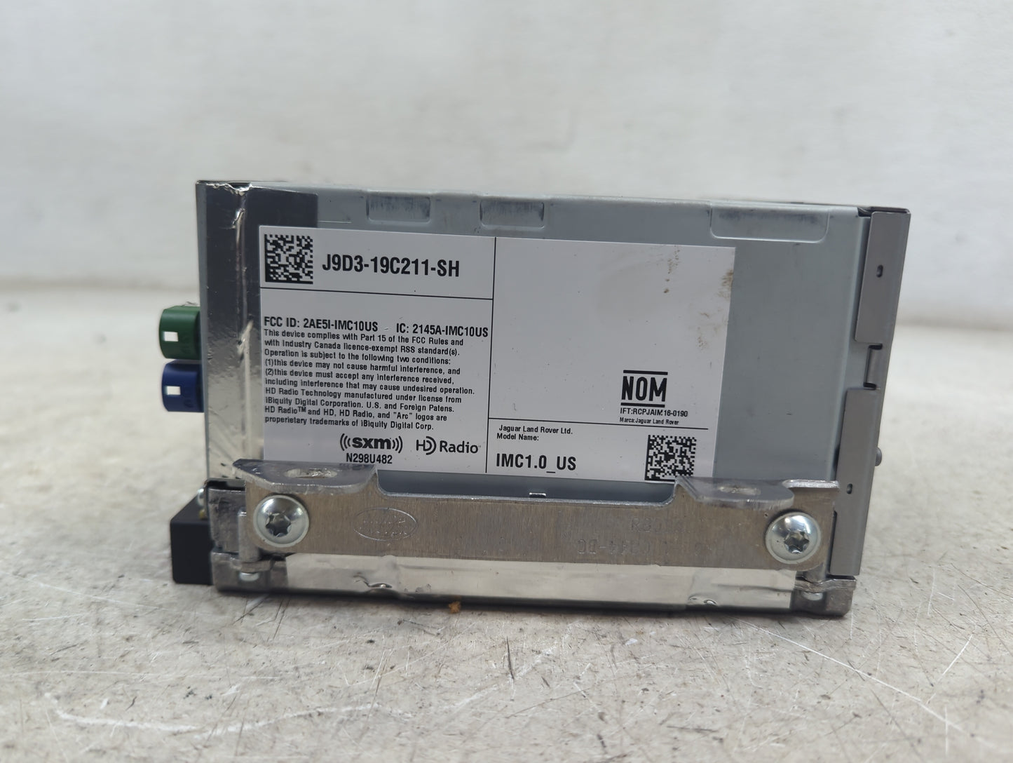 2020 Land Rover Range Rover Radio AM FM Cd Player Receiver Replacement P/N:J9D3-19C211-SH 2AE5I-IMC10US, 2145A-IMC10US Fits 