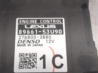 2020 Lexus Is300 PCM Engine Control Computer ECU ECM PCU OEM P/N:89661-53U90 276800-3880 OEM Used Auto Parts - Oemusedautopa