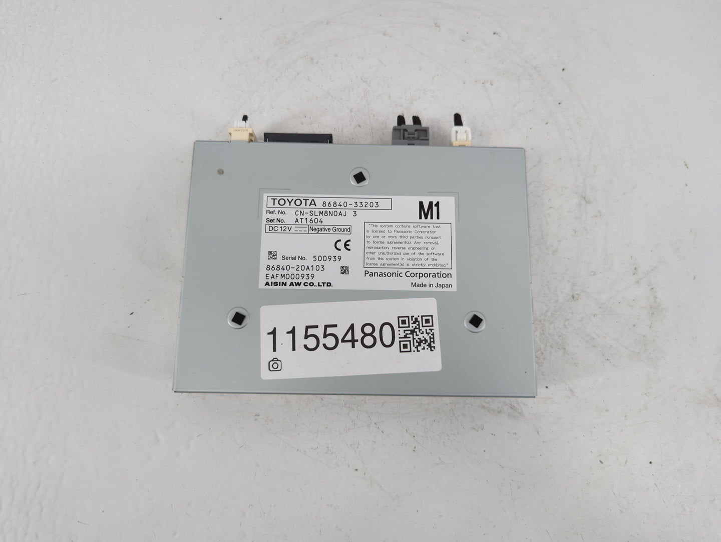 2020-2021 Lexus Nx300 Radio AM FM Cd Player Receiver Replacement P/N:86840-33203 Fits Fits 2020 2021 OEM Used Auto Parts - O