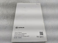 2020 Lexus Rx350 Owners Manual Book Guide OEM Used Auto Parts - Oemusedautoparts1.com