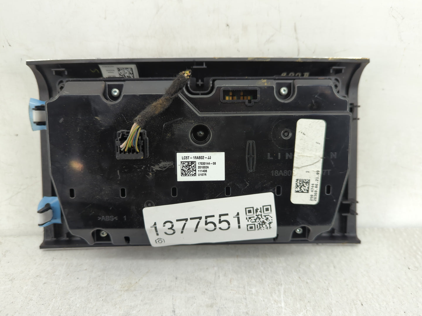 2020 Lincoln Aviator Climate Control Module Temperature AC/Heater Replacement P/N:LC5T-18A802-JJ Fits OEM Used Auto Parts - 