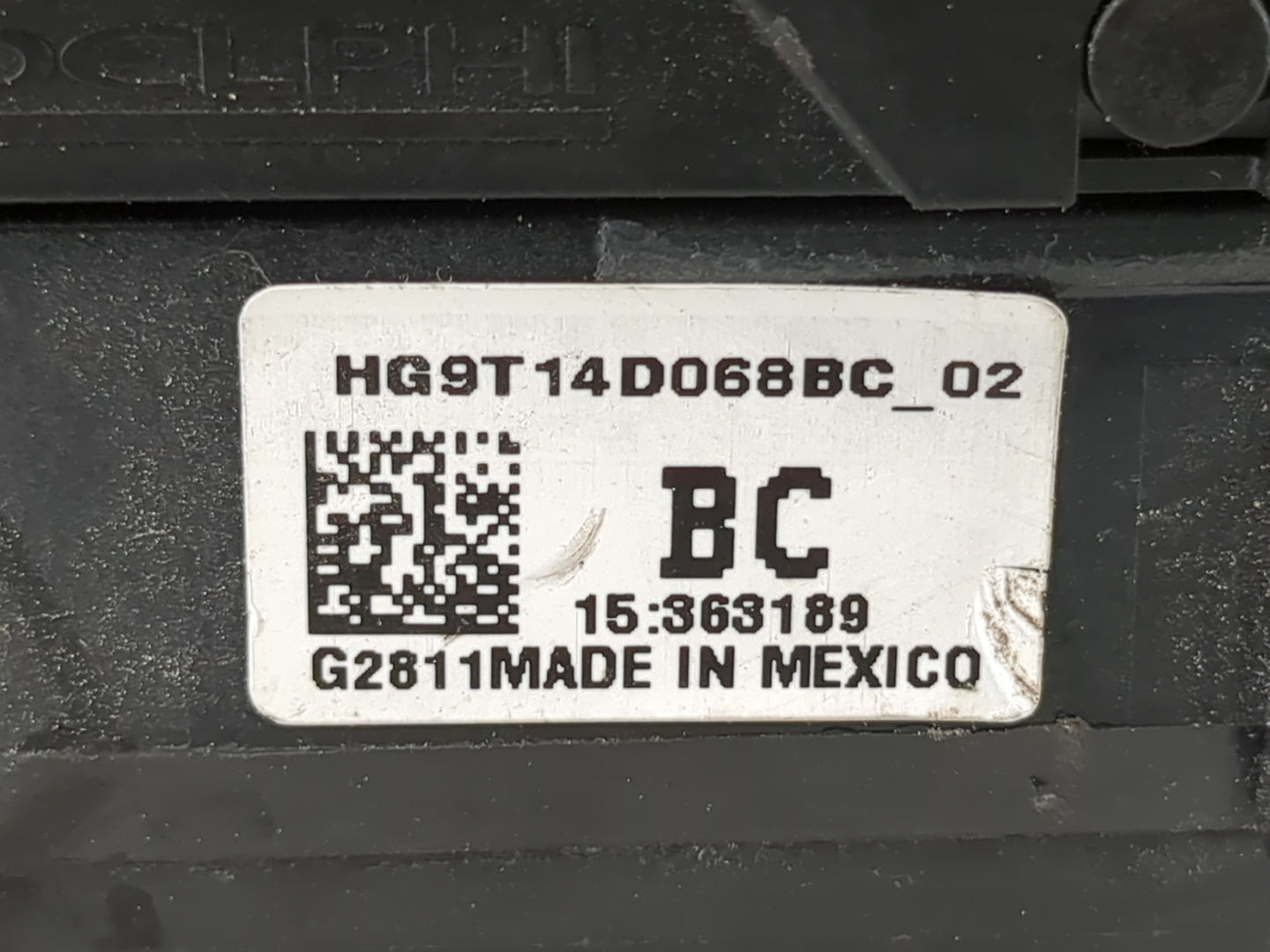 2017-2020 Lincoln Mkz Fusebox Fuse Box Panel Relay Module P/N:HG9T 14D068 BC Fits Fits 2017 2018 2019 2020 OEM Used Auto Par