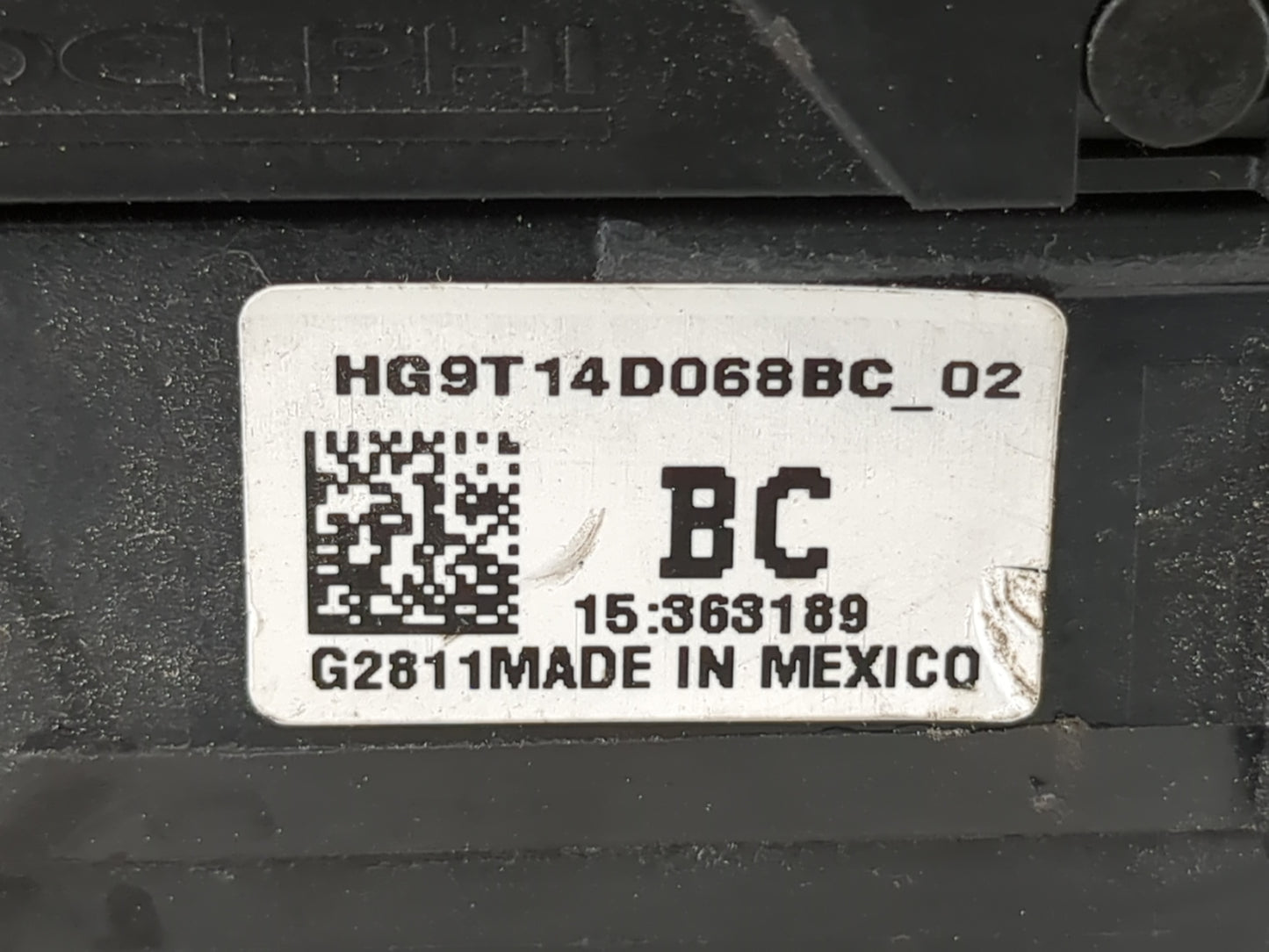 2017-2020 Lincoln Mkz Fusebox Fuse Box Panel Relay Module P/N:HG9T 14D068 BC Fits Fits 2017 2018 2019 2020 OEM Used Auto Par