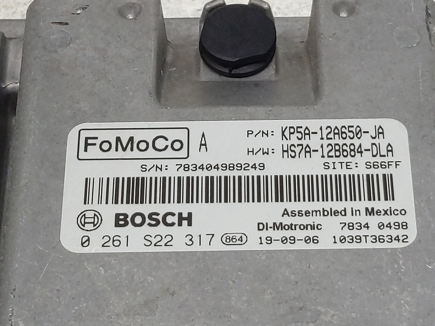 2020 Lincoln Mkz PCM Engine Control Computer ECU ECM PCU OEM P/N:HS7A-12B684-DLA Fits Fits 2019 OEM Used Auto Parts - Oemuse