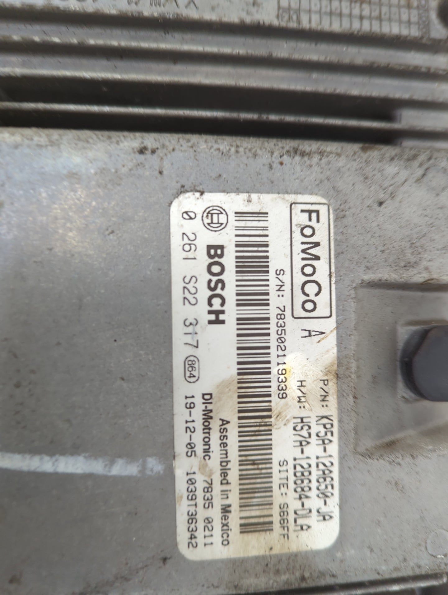 2020 Lincoln Mkz PCM Engine Control Computer ECU ECM PCU OEM P/N:KP5A-12A650-JA 0 261 S22 317, HS7A-12B684-DLA Fits Fits 201