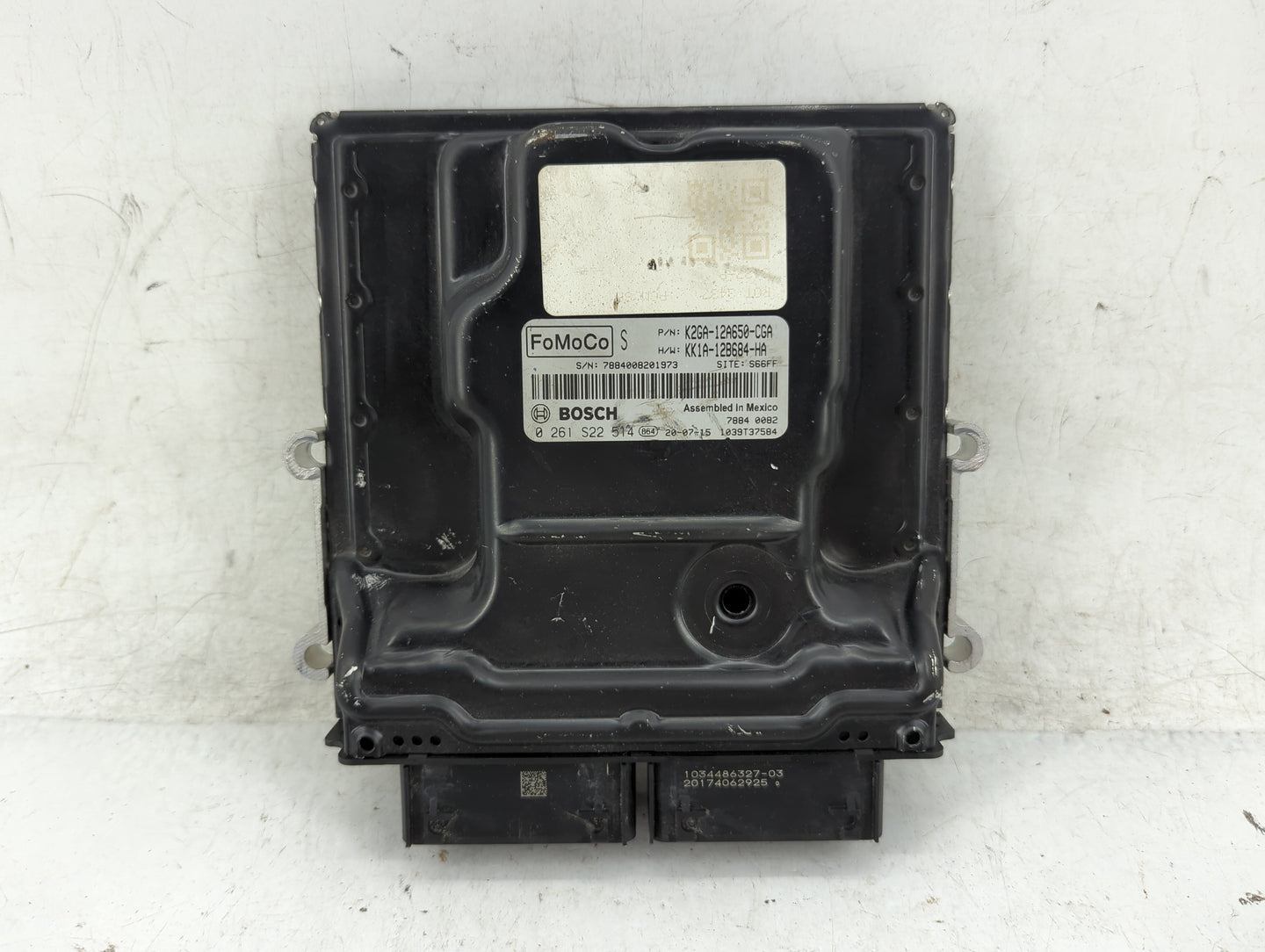 2019-2020 Lincoln Nautilus PCM Engine Control Computer ECU ECM PCU OEM P/N:K2GA-12A650-CGA 0 261 S22 514 Fits OEM Used Auto 