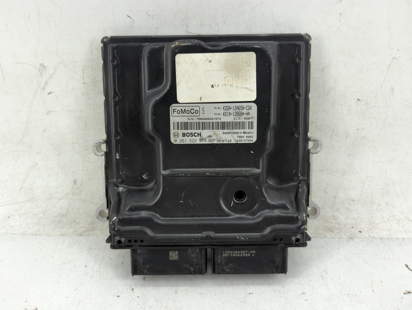 2019-2020 Lincoln Nautilus PCM Engine Control Computer ECU ECM PCU OEM P/N:K2GA-12A650-CGA 0 261 S22 514 Fits OEM Used Auto 