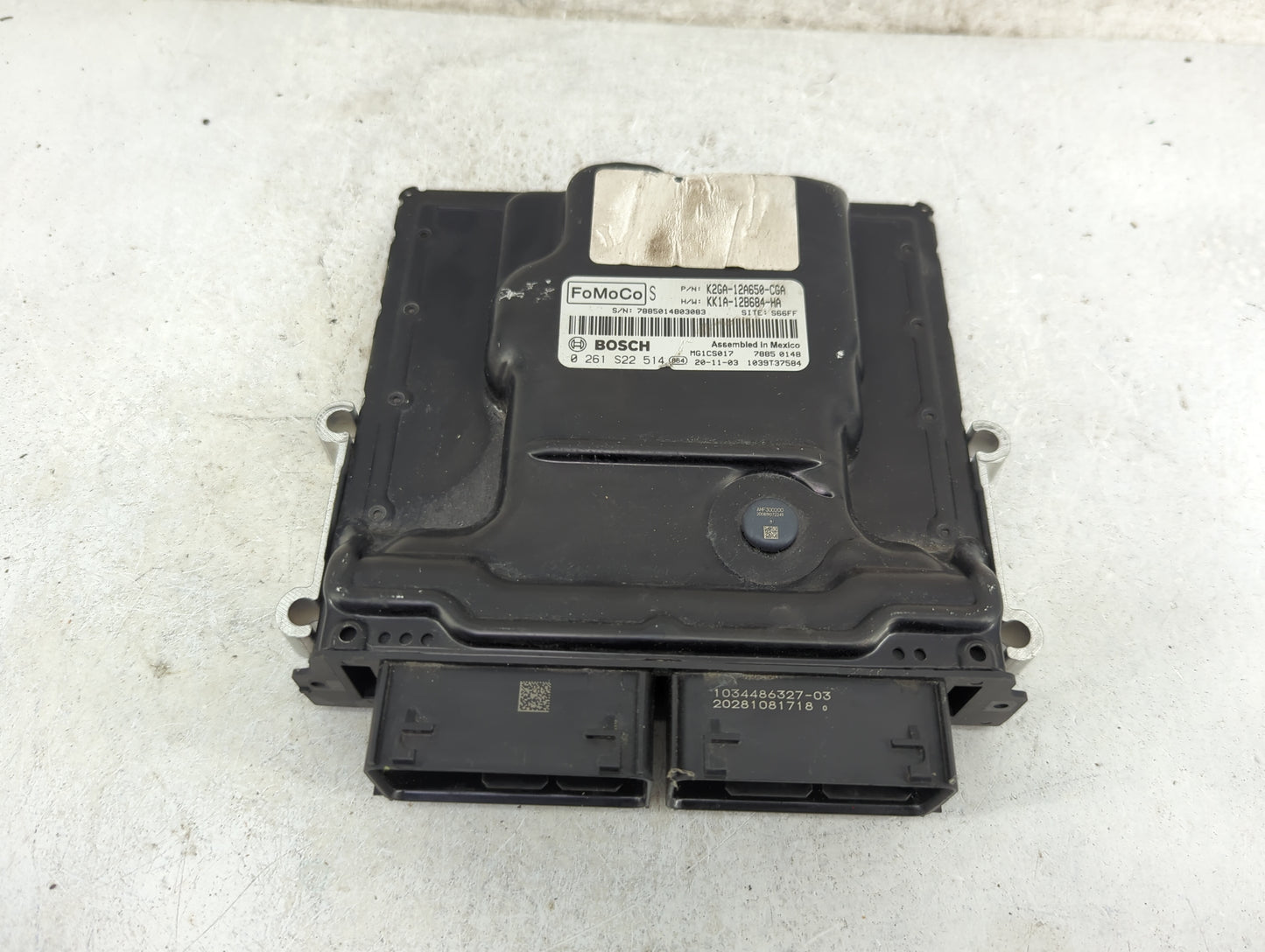 2019-2020 Lincoln Nautilus PCM Engine Control Computer ECU ECM PCU OEM P/N:K2GA-12A650-CGA KK1A-12B684-HA Fits OEM Used Auto