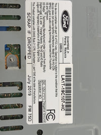 2019-2020 Lincoln Nautilus Radio AM FM Cd Player Receiver Replacement P/N:LA1T-19C107-HC FA-HU-CDA Fits Fits 2019 2020 OEM U