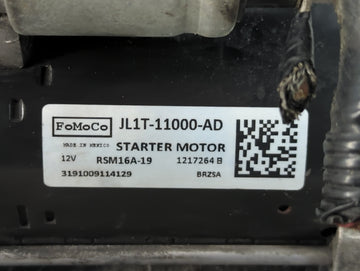 2020 Lincoln Navigator Car Starter Motor Solenoid OEM P/N:JL1T-11000-AD Fits OEM Used Auto Parts