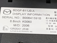2019-2022 Mazda 3 Information Display Screen 1475911 - Oemusedautoparts1.com