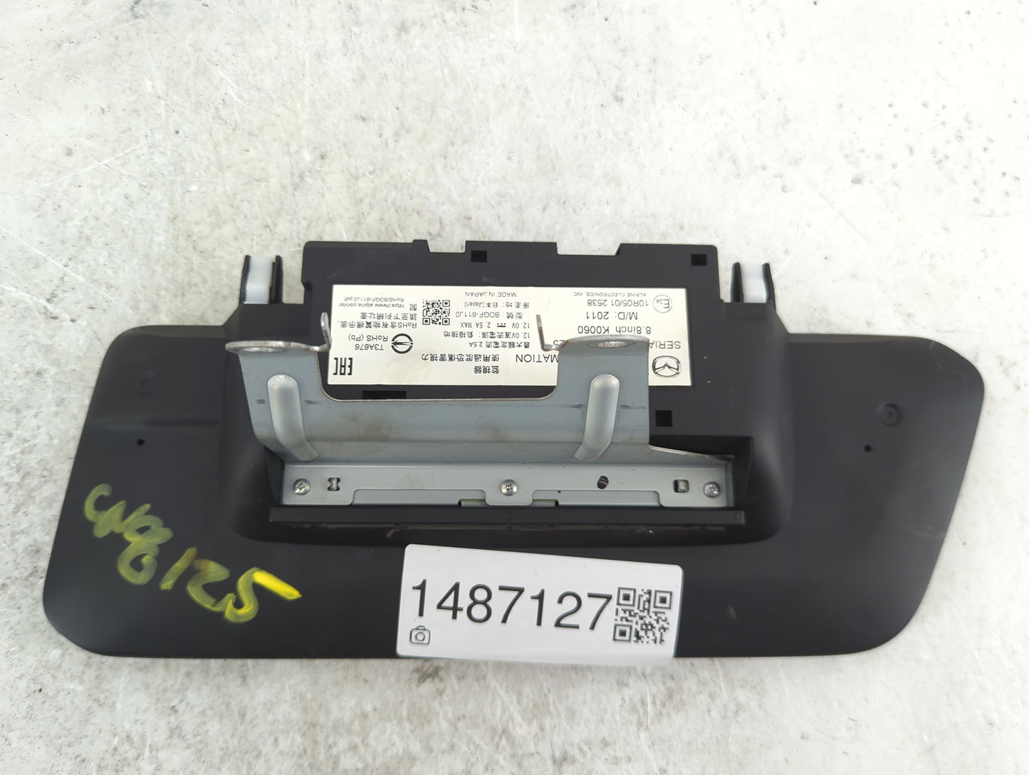 2019-2022 Mazda 3 Information Display Screen 1487127 - Oemusedautoparts1.com