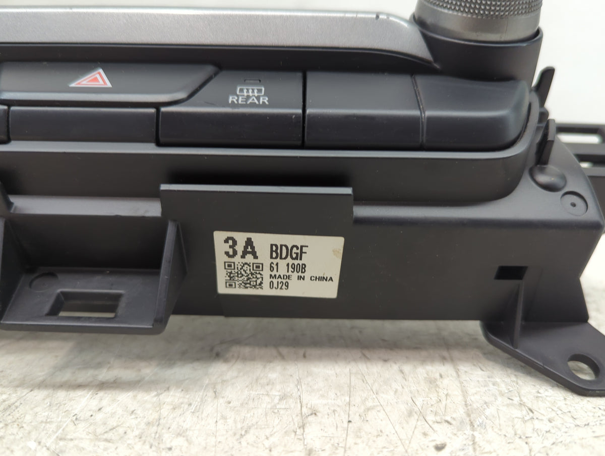 2019-2022 Mazda 3 Climate Control Module Temperature AC/Heater Replacement P/N:BDGF 61 190B Fits Fits 2019 2020 2021 2022 OE