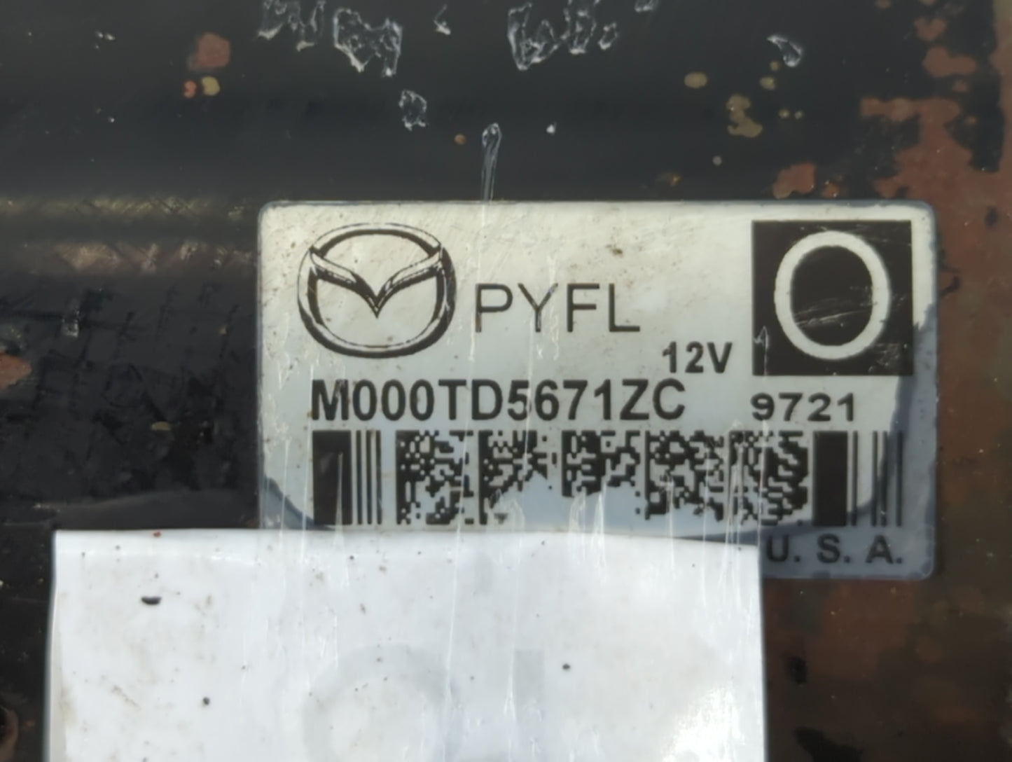 2018-2021 Mazda 6 Car Starter Motor Solenoid OEM P/N:M000TD5671ZC Fits Fits 2016 2017 2018 2019 2020 2021 2022 OEM Used Auto