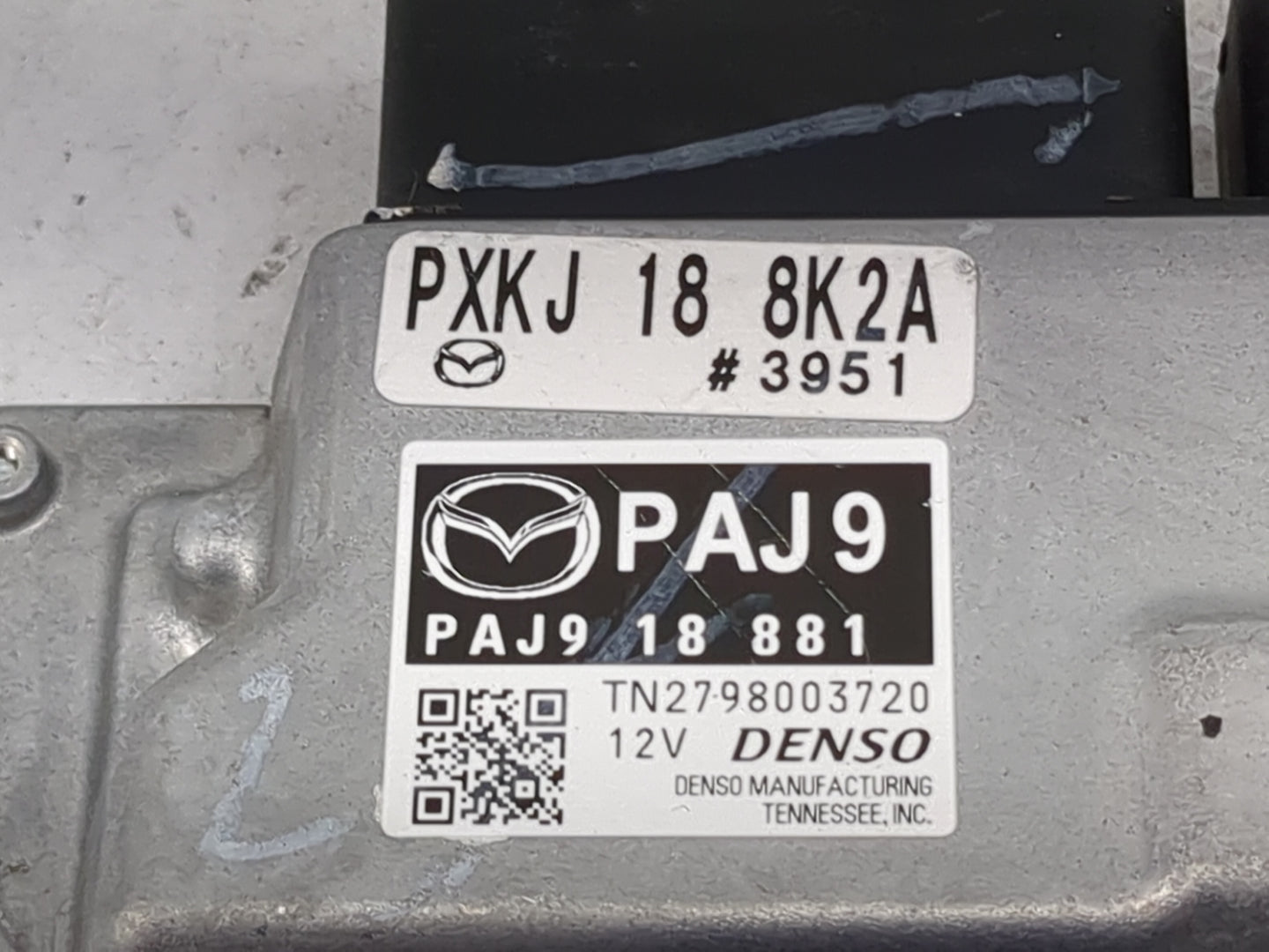 2020-2022 Mazda Cx-30 PCM Engine Control Computer ECU ECM PCU OEM P/N:PXKJ 18 8K2A PAJ9 18 881 Fits Fits 2019 2020 2021 2022