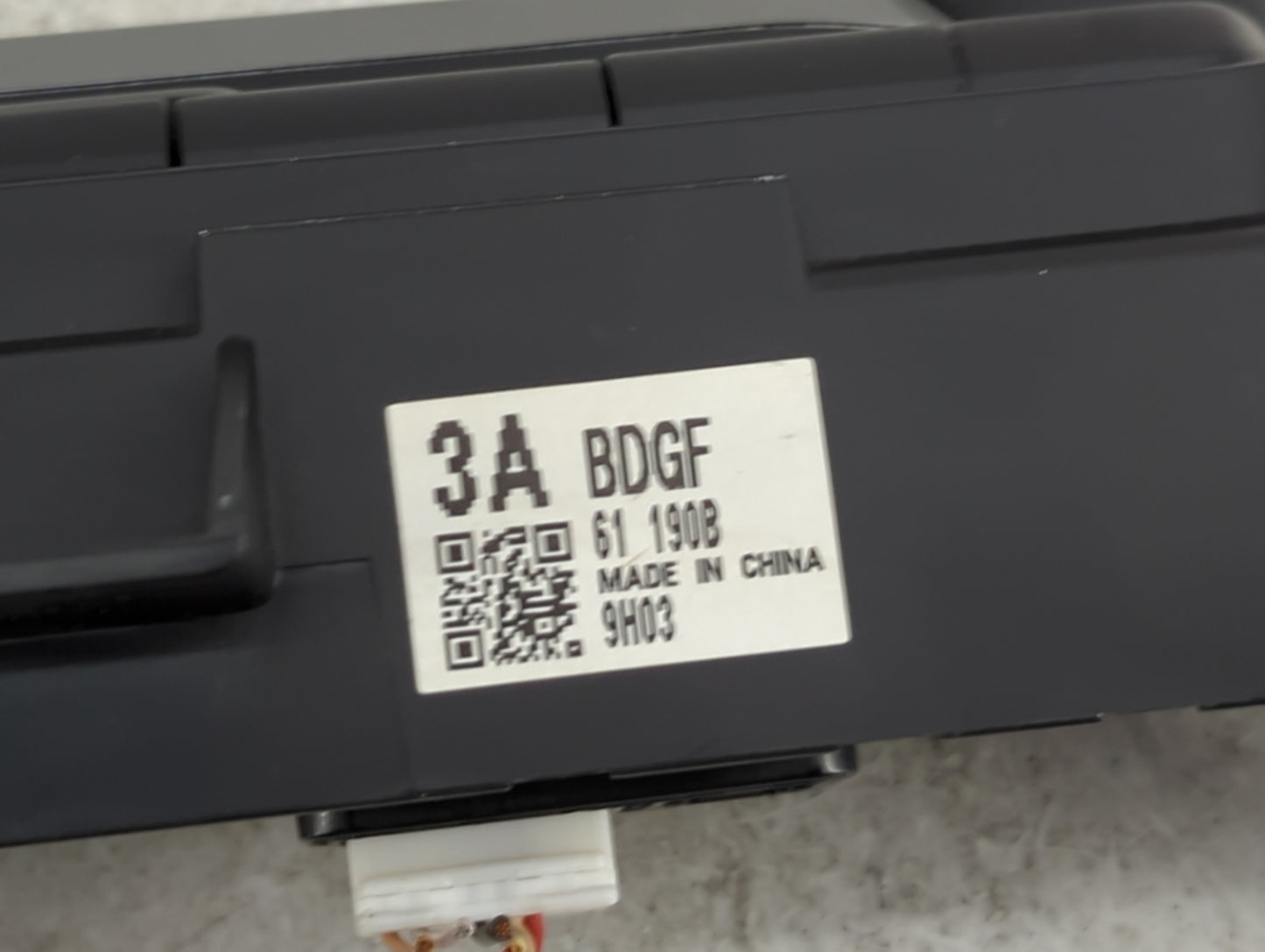 2020 Mazda Cx-30 Climate Control Module Temperature AC/Heater Replacement P/N:BDGF 61 190B BDGF61190B Fits OEM Used Auto Par