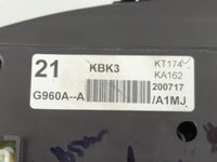 2020 Mazda Cx-5 Instrument Cluster Speedometer Gauges P/N:G960A Fits OEM Used Auto Parts - Oemusedautoparts1.com