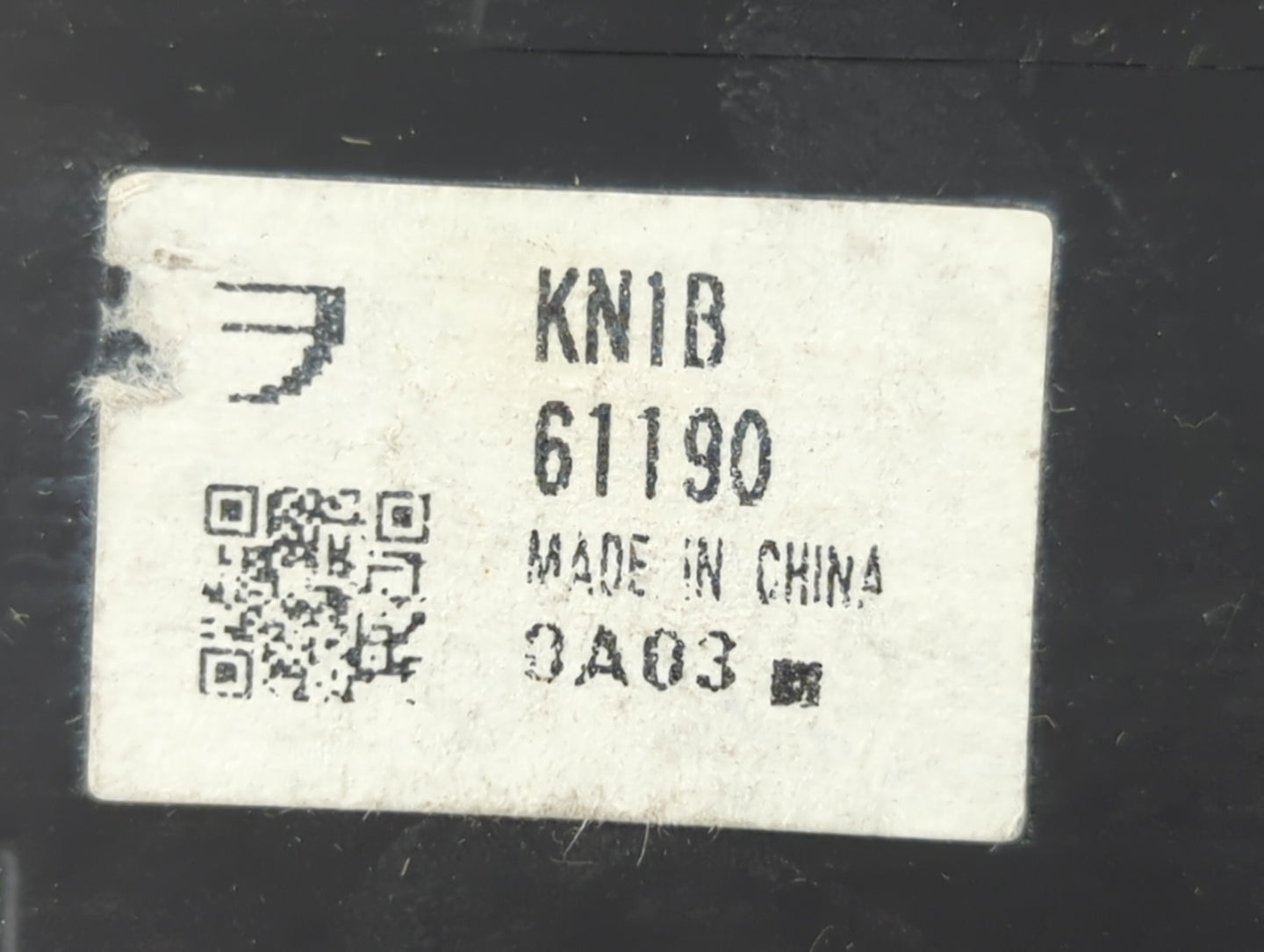 2020 Mazda Cx-5 Climate Control Module Temperature AC/Heater Replacement P/N:KN1B 61190 Fits OEM Used Auto Parts - Oemusedau