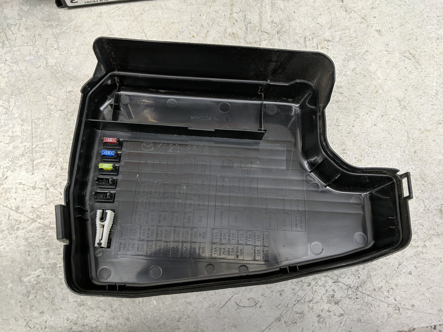 2013-2022 Mazda Cx-5 Fusebox Fuse Box Panel Relay Module Fits Fits 2013 2014 2015 2016 2017 2018 2019 2020 2021 2022 OEM Use