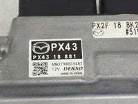 2019-2022 Mazda Cx-5 PCM Engine Control Computer ECU ECM PCU OEM P/N:PX4318881 PX2F188K2B Fits Fits 2019 2020 2021 2022 OEM 