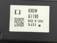 2019-2021 Mazda Cx-5 Climate Control Module Temperature AC/Heater Replacement P/N:KNOW61190 Fits Fits 2019 2020 2021 OEM Use