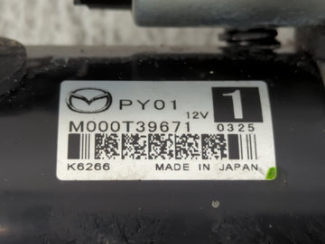 2014-2022 Mazda Cx-5 Car Starter Motor Solenoid OEM P/N:M000T39671 Fits Fits 2014 2015 2016 2017 2018 2019 2020 2021 2022 OEM Used Auto Parts
