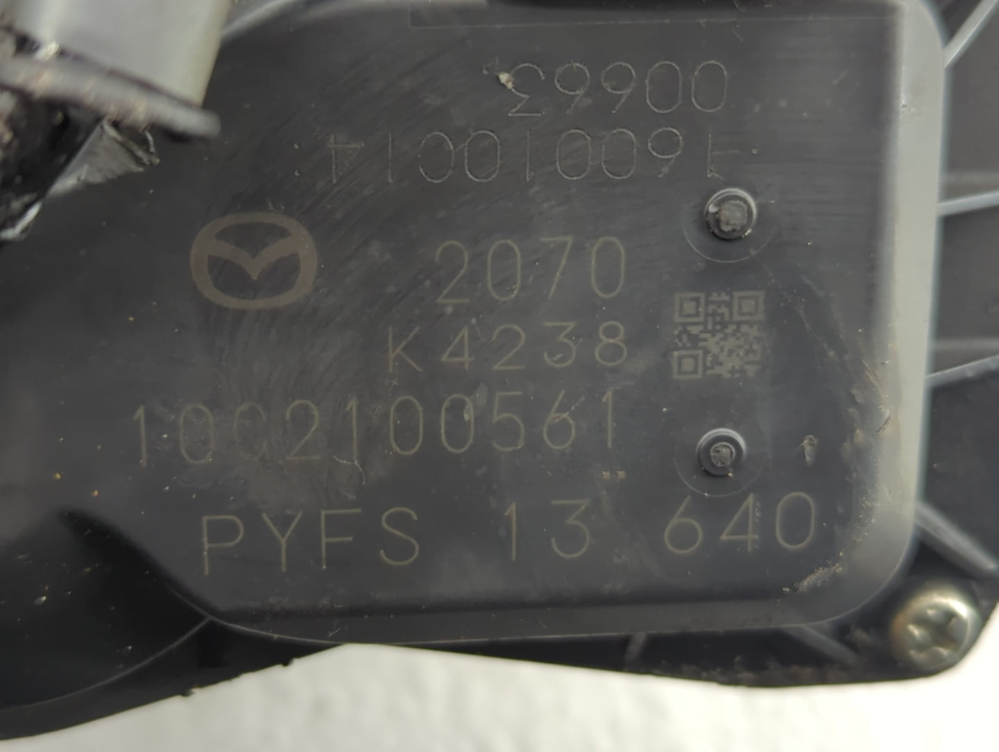 2018-2022 Mazda Cx-5 Throttle Body P/N:PYFS 13 640 Fits Fits 2018 2019 2020 2021 2022 OEM Used Auto Parts - Oemusedautoparts