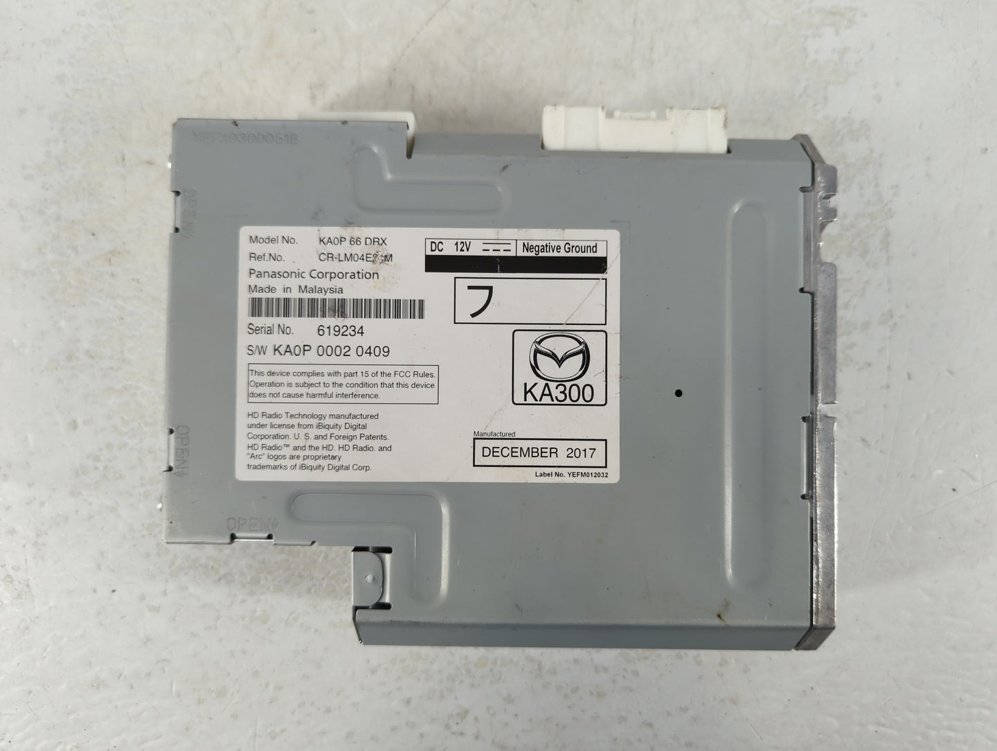 2020 Mazda Cx-5 Am Fm Cd Player Radio Receiver - Oemusedautoparts1.com