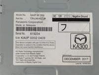 2020 Mazda Cx-5 Am Fm Cd Player Radio Receiver 745589 - Oemusedautoparts1.com