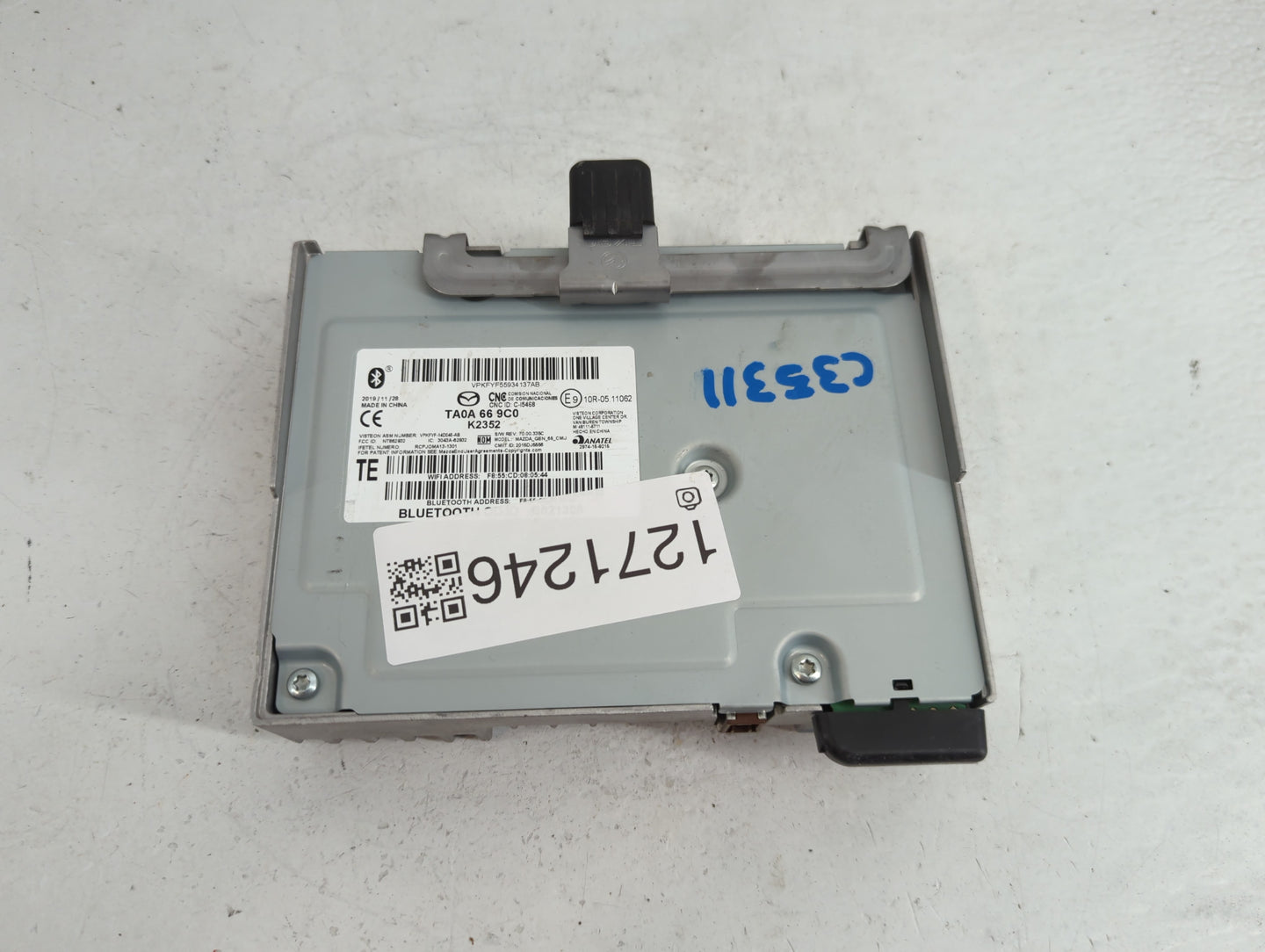 2016-2021 Mazda Cx-9 Radio AM FM Cd Player Receiver Replacement P/N:TA0A 66 9C0 Fits Fits 2016 2017 2018 2019 2020 2021 OEM 