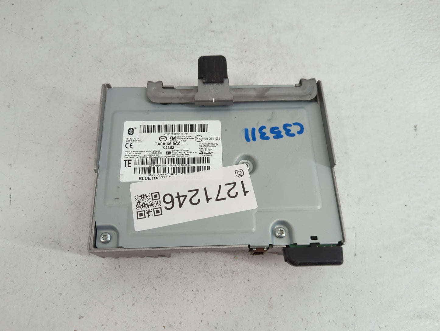 2016-2021 Mazda Cx-9 Radio AM FM Cd Player Receiver Replacement P/N:TA0A 66 9C0 Fits Fits 2016 2017 2018 2019 2020 2021 OEM 