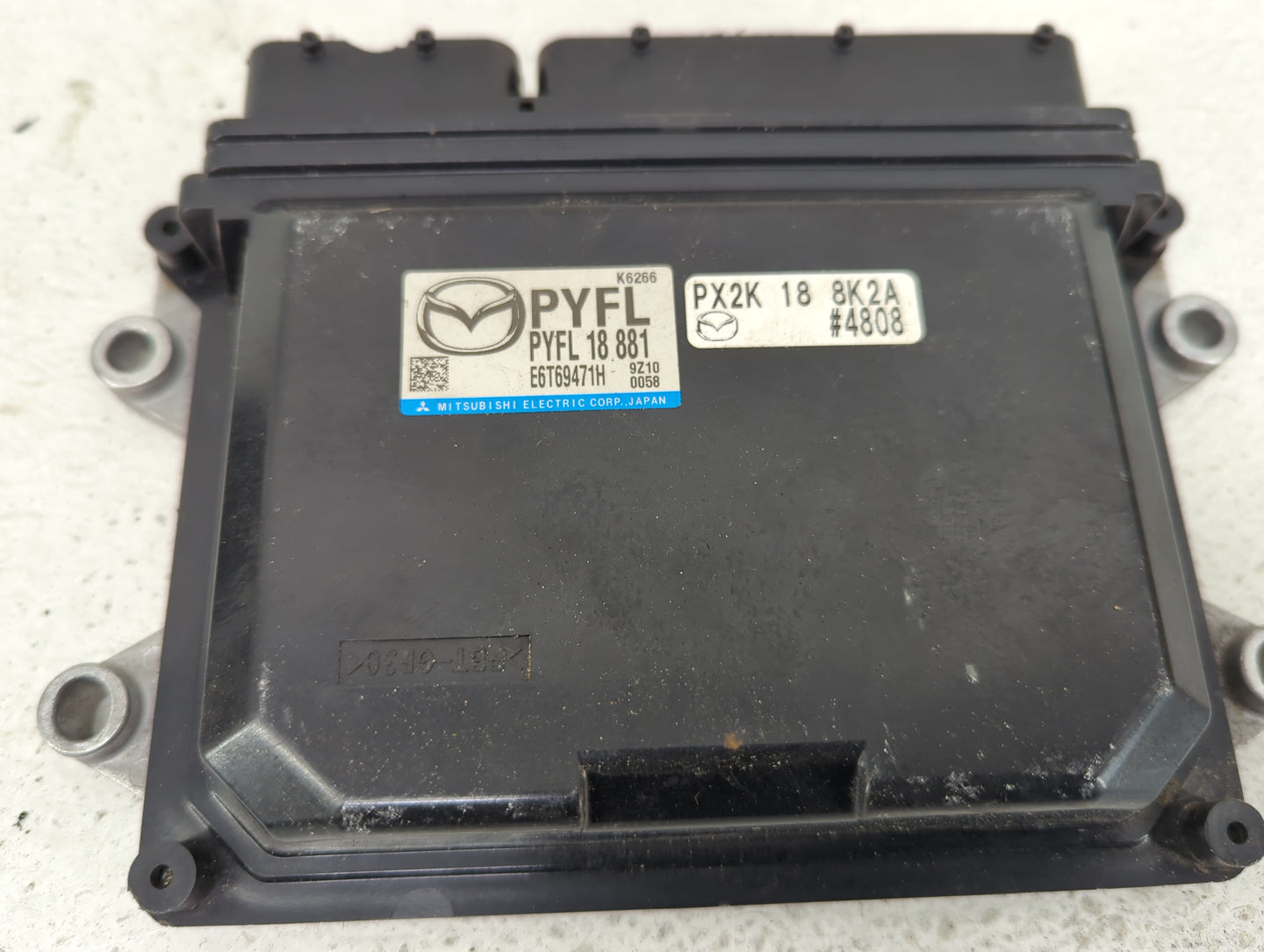2020 Mazda Cx5 PCM Engine Control Computer ECU ECM PCU OEM P/N:PYFL18881 E6T69471H, PX2K188K2A Fits Fits 2018 2019 2021 2022