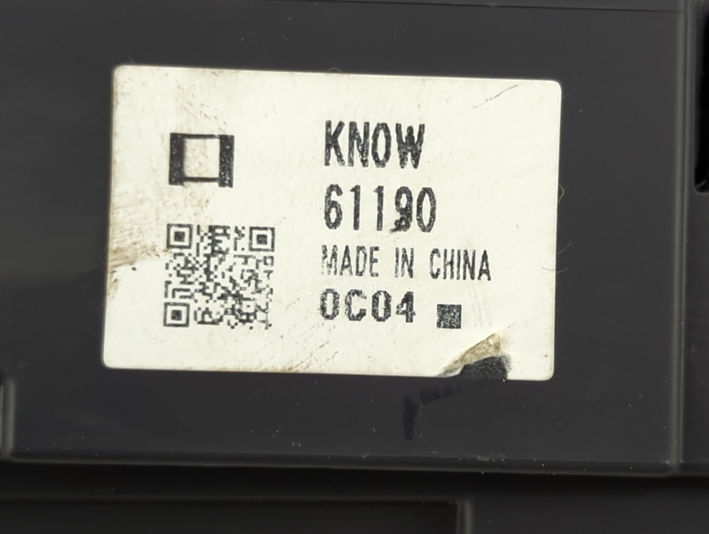 2020 Mazda Cx5 Climate Control Module Temperature AC/Heater Replacement P/N:KNOW61190 Fits Fits 2019 2021 OEM Used Auto Part