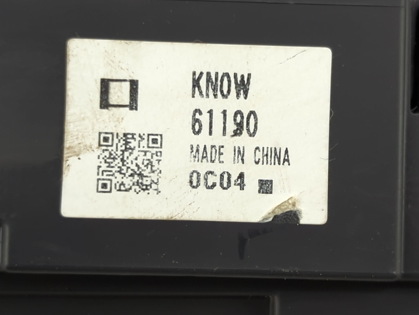 2020 Mazda Cx5 Climate Control Module Temperature AC/Heater Replacement P/N:KNOW61190 Fits Fits 2019 2021 OEM Used Auto Part
