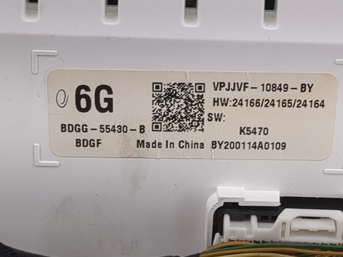 2020 Mazda Mazda3 Instrument Cluster Speedometer Gauges P/N:BDGG-55430-B VPJJVF-10849-BY Miles:78K Fits Fits 2019 2021 2022 