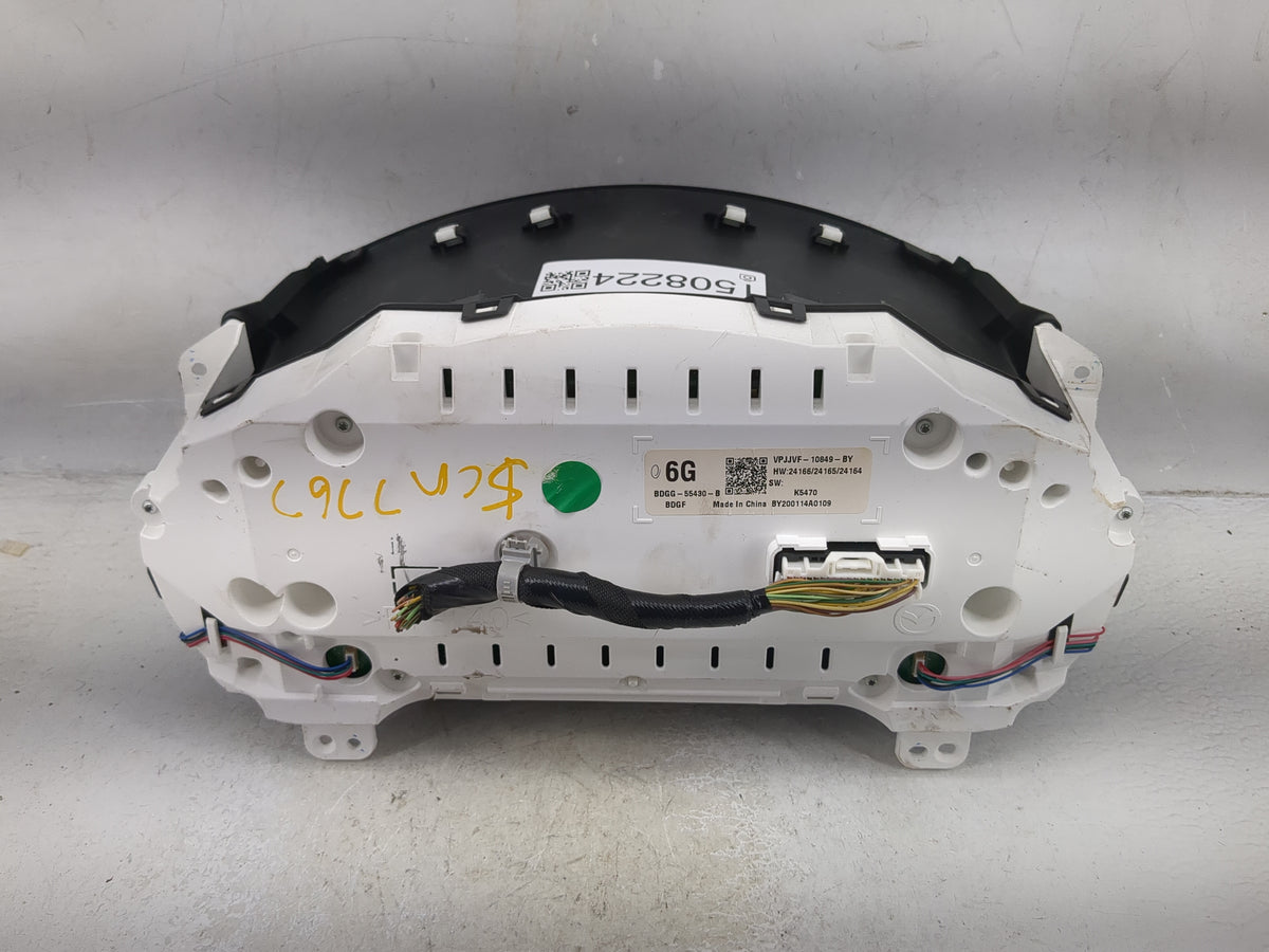 2020 Mazda Mazda3 Instrument Cluster Speedometer Gauges P/N:BDGG-55430-B VPJJVF-10849-BY Miles:78K Fits Fits 2019 2021 2022 