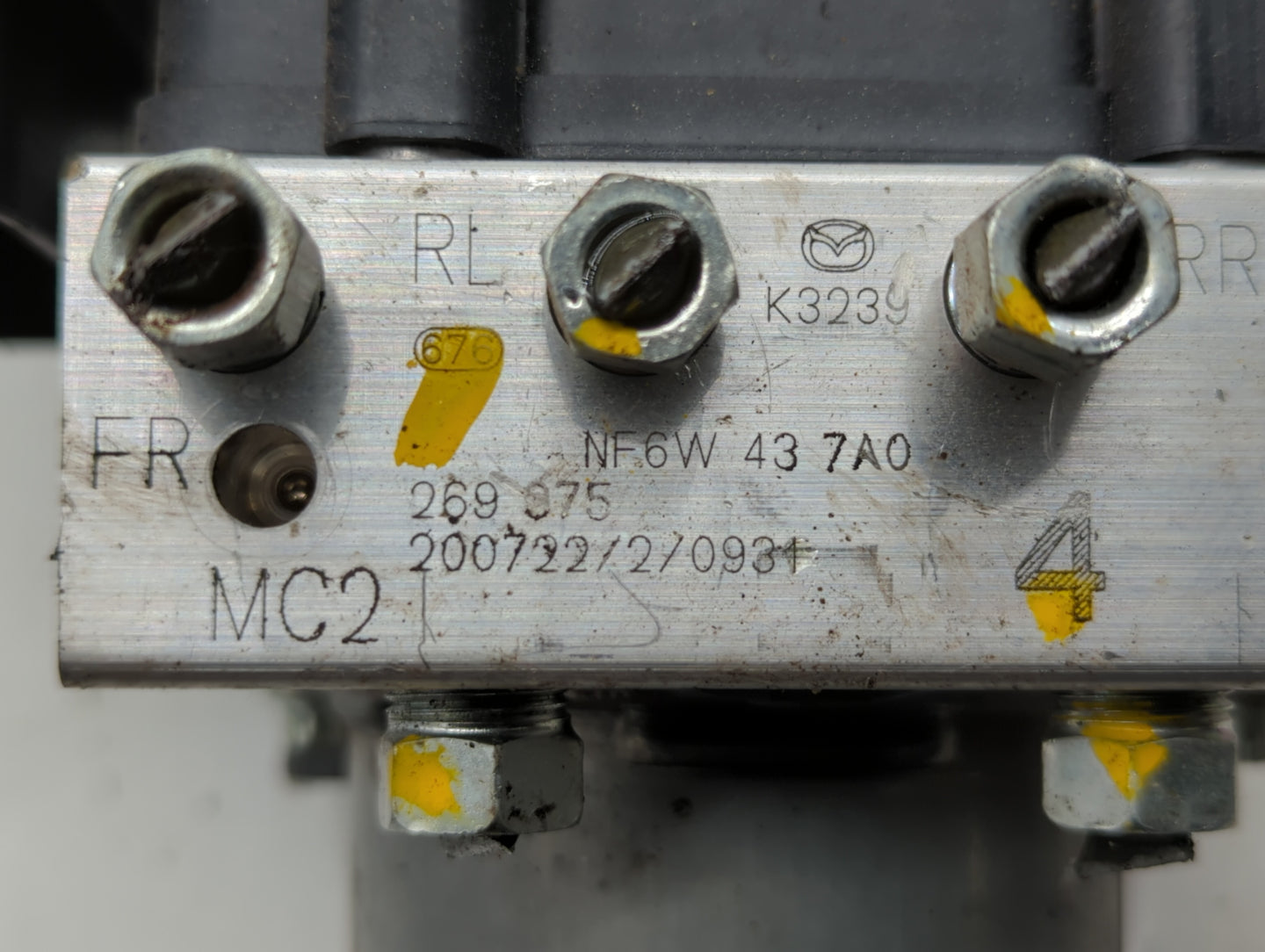 2020 Mazda Miata ABS Pump Control Module Replacement P/N:NF6W 43 7A0 Fits OEM Used Auto Parts - Oemusedautoparts1.com