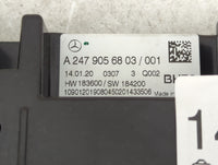 2020 Mercedes-Benz A-Class Climate Control Module Temperature AC/Heater Replacement P/N:A2479056803 Fits Fits 2021 OEM Used 