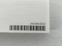 2020 Mercedes-Benz C250 Owners Manual Book Guide P/N:205 584 30 22 OEM Used Auto Parts - Oemusedautoparts1.com