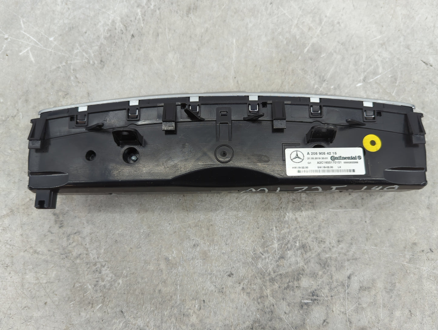 2020-2021 Mercedes-Benz C300 Climate Control Module Temperature AC/Heater Replacement P/N:A 205 905 42 15 Fits Fits 2020 202