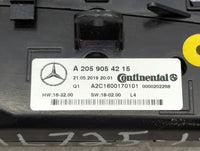 2020-2021 Mercedes-Benz C300 Climate Control Module Temperature AC/Heater Replacement P/N:A 205 905 42 15 Fits Fits 2020 202