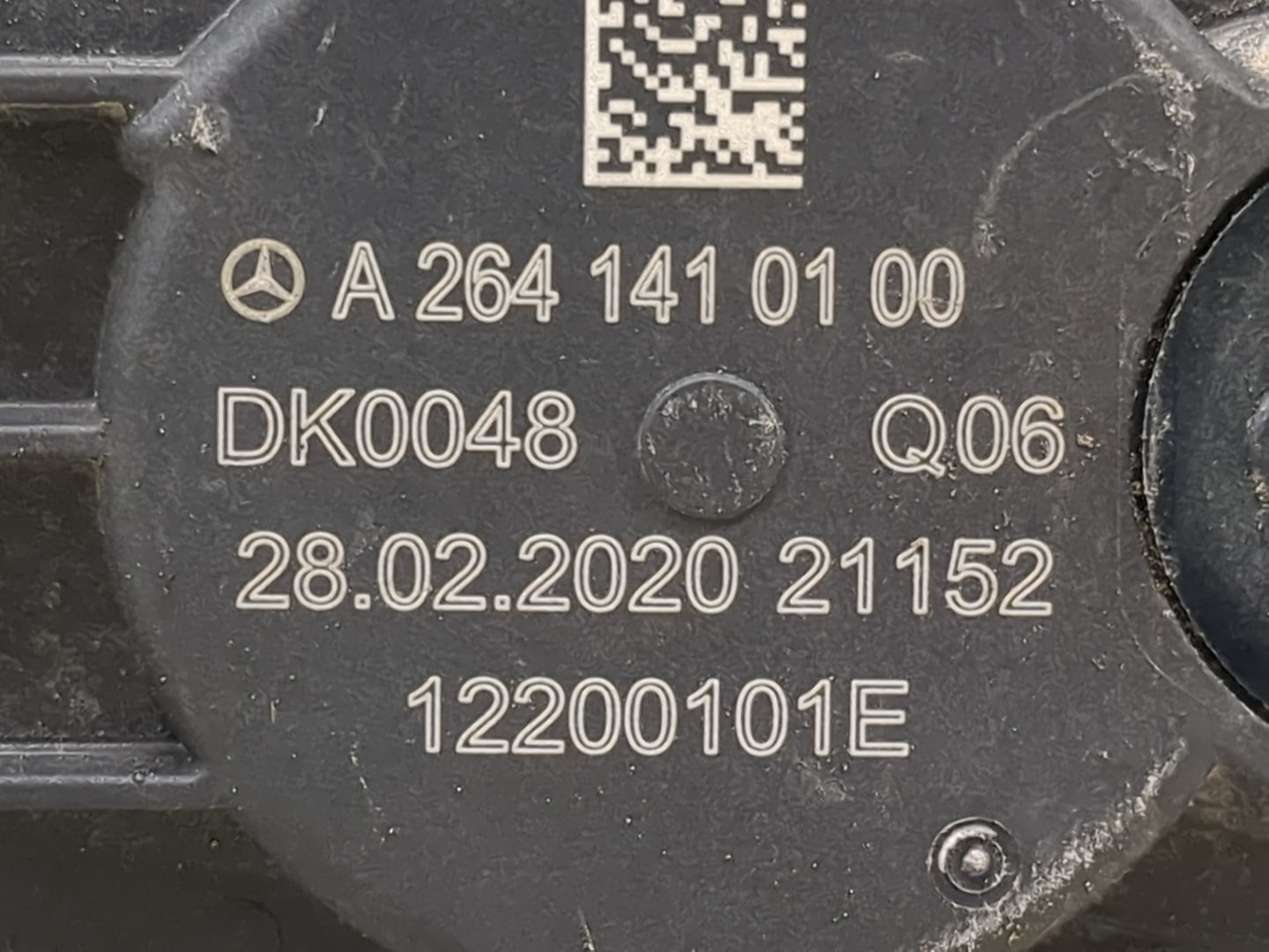 2019-2021 Mercedes-Benz C300 Throttle Body P/N:A 264 141 01 00 2641410100 Fits Fits 2019 2020 2021 2022 OEM Used Auto Parts 
