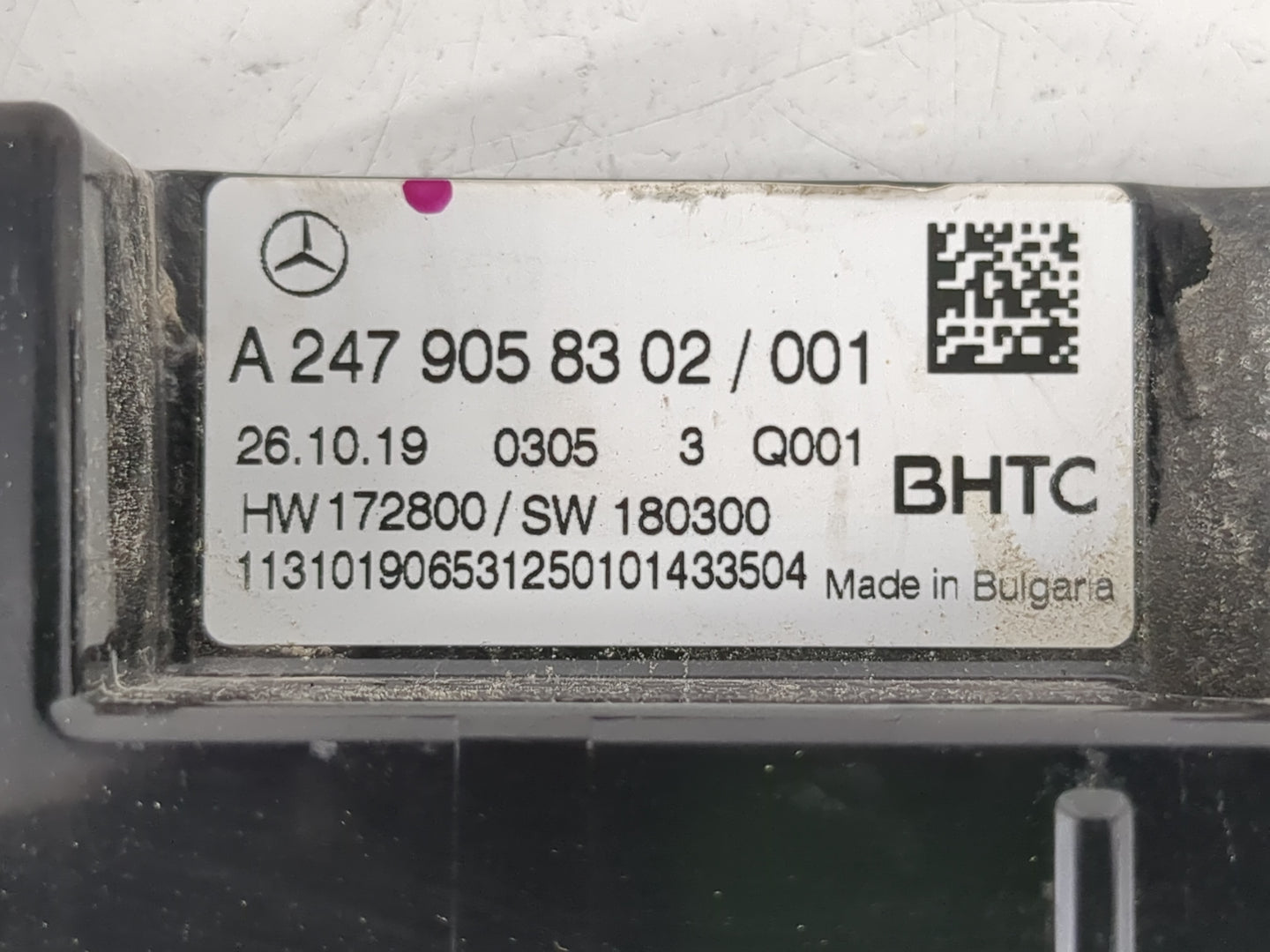 2020-2021 Mercedes-Benz Cla250 Climate Control Module Temperature AC/Heater Replacement P/N:A 247 905 83 02 Fits Fits 2020 2