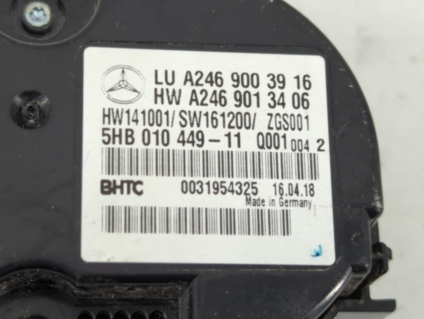 2020-2021 Mercedes-Benz Cla250 Climate Control Module Temperature AC/Heater Replacement P/N:5HB 010 449 A246 901 34 Fits OEM
