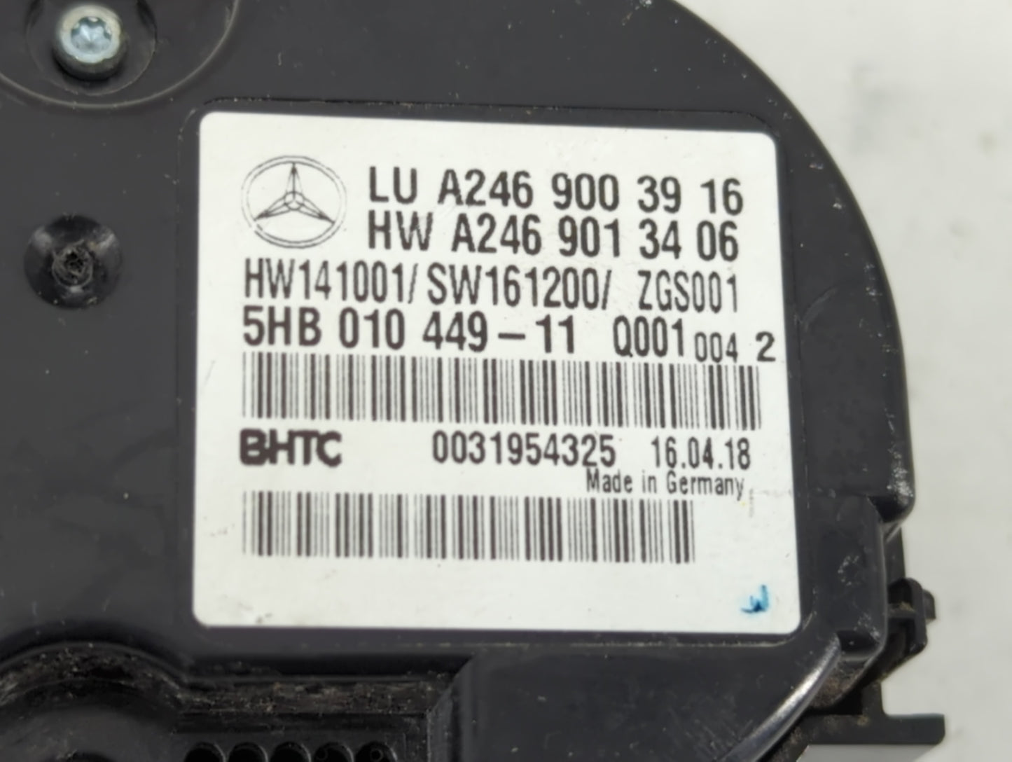 2020-2021 Mercedes-Benz Cla250 Climate Control Module Temperature AC/Heater Replacement P/N:5HB 010 449 A246 901 34 Fits OEM