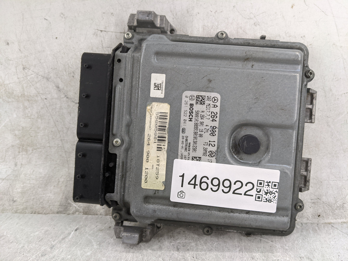 2020-2021 Mercedes-Benz Cla250 PCM Engine Control Computer ECU ECM PCU OEM P/N:A2649001200 A2649011900 Fits Fits 2020 2021 2