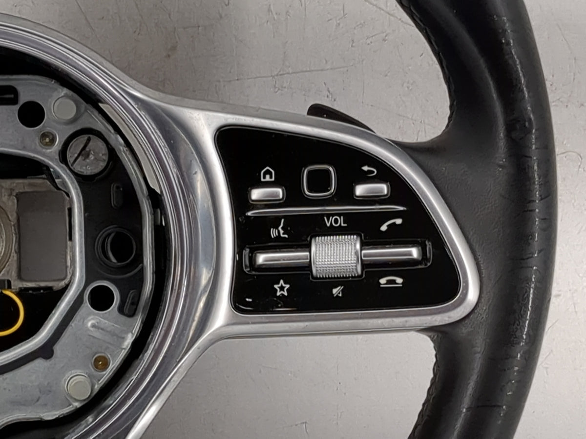 2020 Mercedes-benz E-class Steering Wheel Oem Black - Oemusedautoparts1.com
