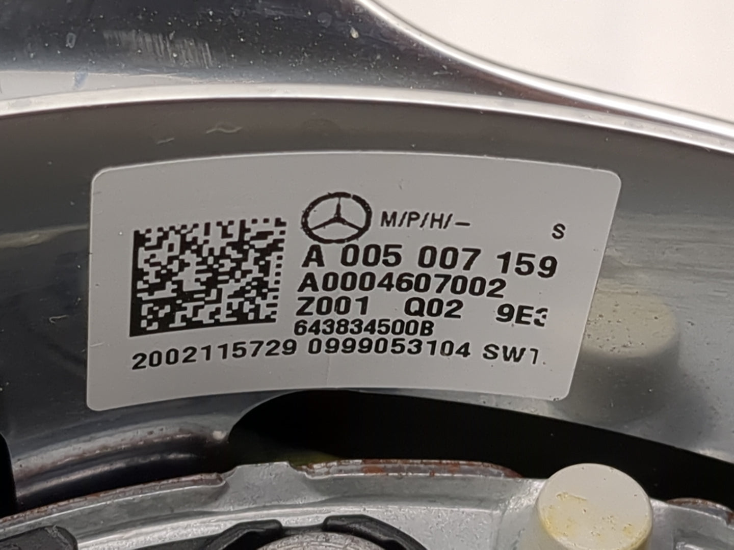 2020 Mercedes-benz E-class Steering Wheel Oem Black - Oemusedautoparts1.com