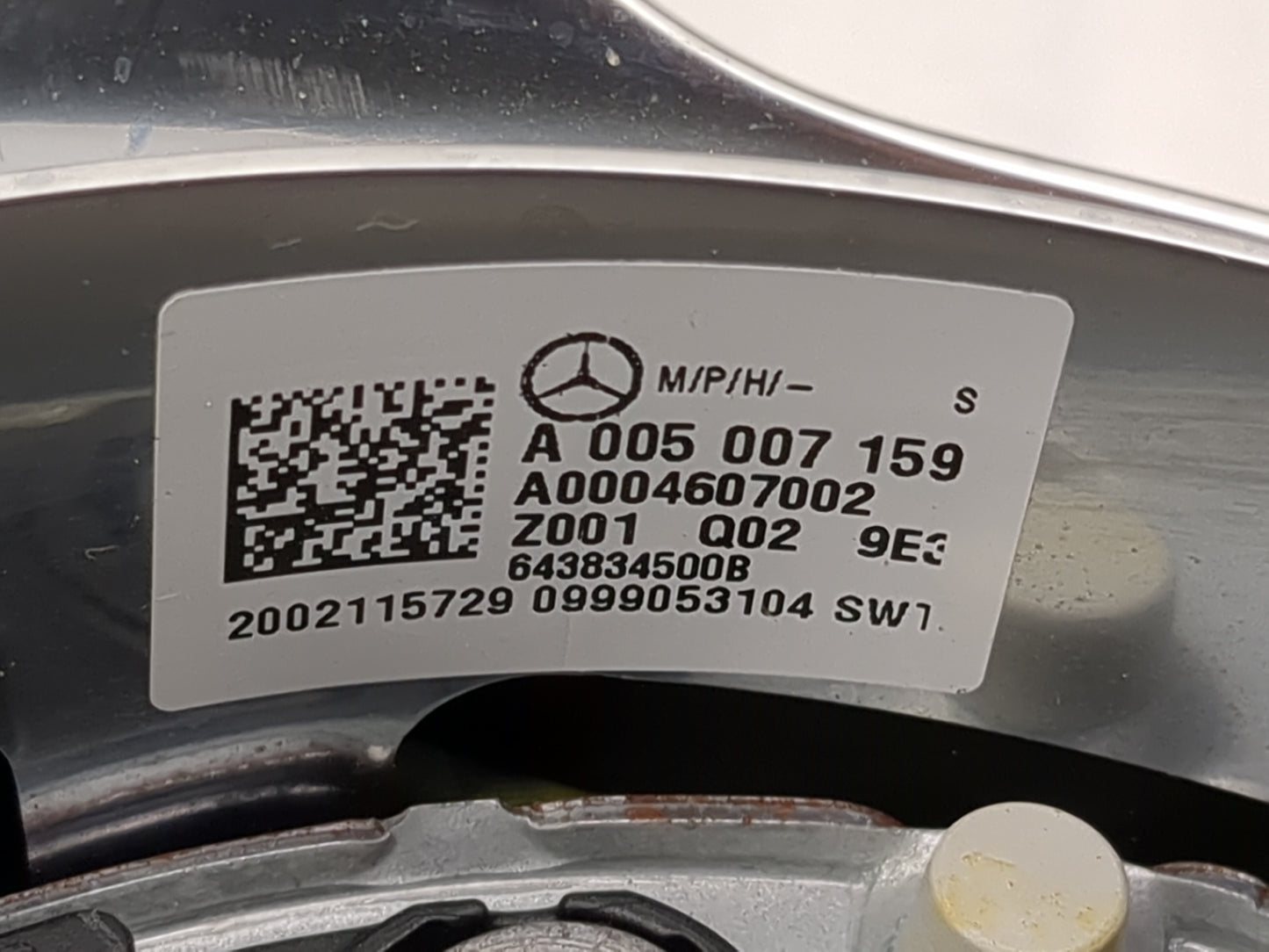 2020 Mercedes-benz E-class Steering Wheel Oem Black - Oemusedautoparts1.com